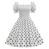 Vestido Branco Estilo Anos 1950