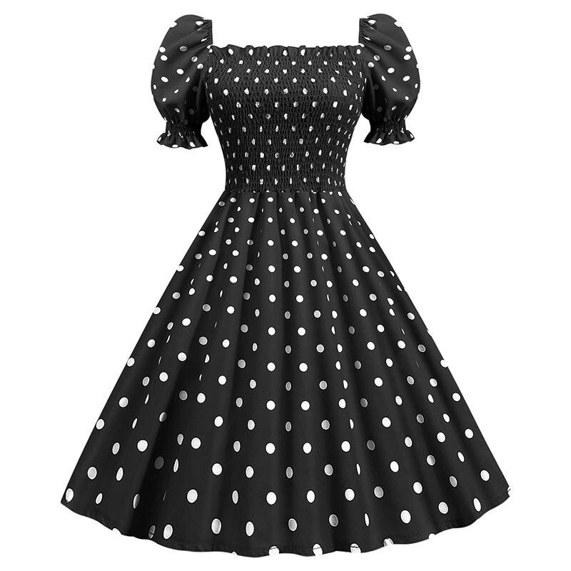 Vestido Preto Estilo Anos 50