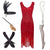 Vestido Vermelho Vintage De 1920