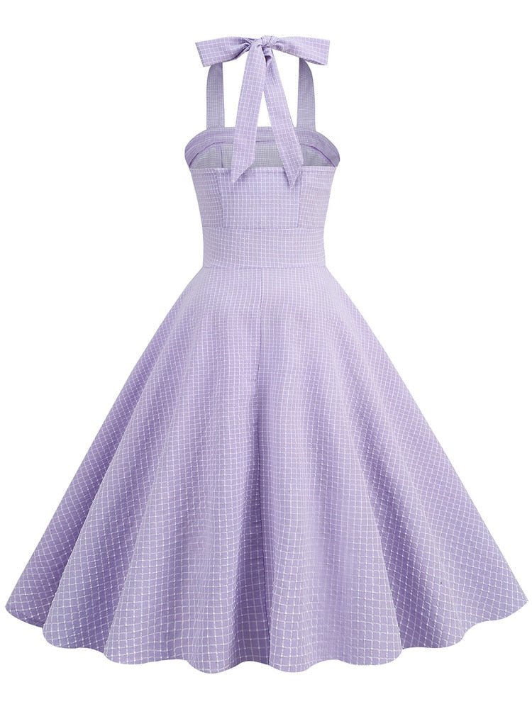 Vestido Roxo Vintage De 1950