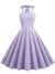 Vestido Roxo Vintage De 1950