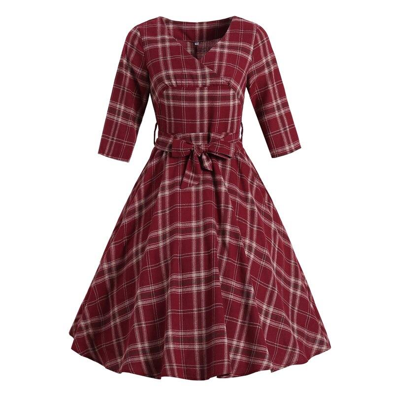 Vestido Vintage 3/4 Borgonha 1960