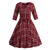 Vestido Vintage 3/4 Borgonha 1960