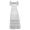 Vestido Vintage De Bolinhas Brancas Dos Anos 40