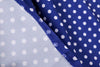 Vestido Vintage De Bolinhas Azul Anos 50