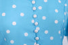 Vestido Vintage De Bolinhas Sky Dos Anos 50