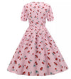 Vestido Vintage Cereja Anos 60