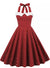 Vestido Vintage De Bolinhas Vermelhas