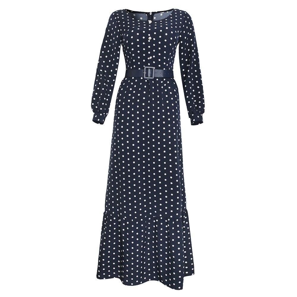 Vestido Vintage Azul Marinho Dos Anos 1940