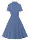 Vestido Audrey Hepburn Vintage Dos Anos 1950