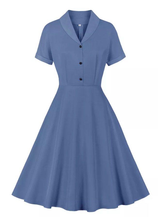 Vestido Audrey Hepburn Vintage Dos Anos 1950
