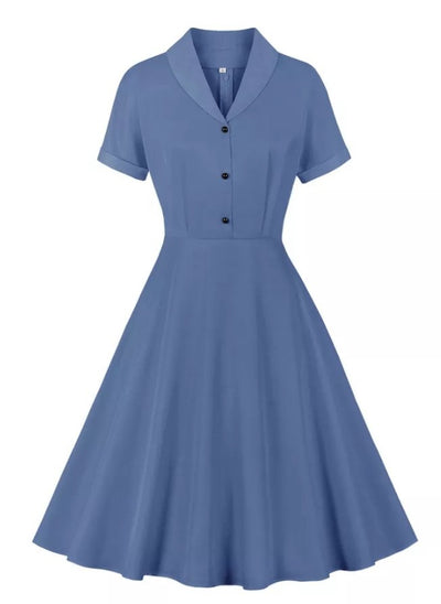 Vestido Audrey Hepburn Vintage Dos Anos 1950