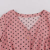 Vestido Vintage Dos Anos 50 Com Mangas Compridas