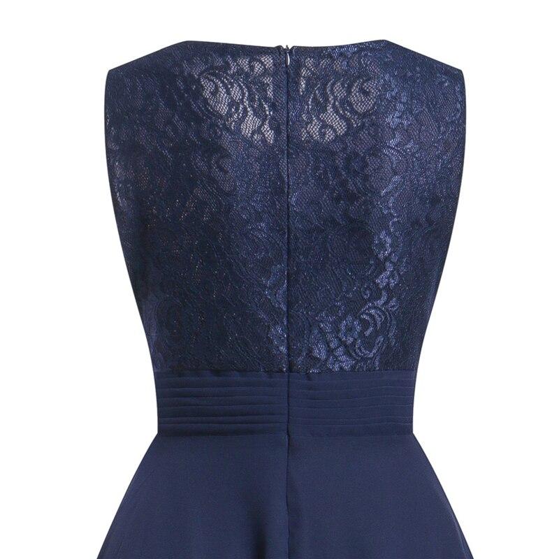 Vestido De Noite Vintage Dos Anos 1950 Marinho