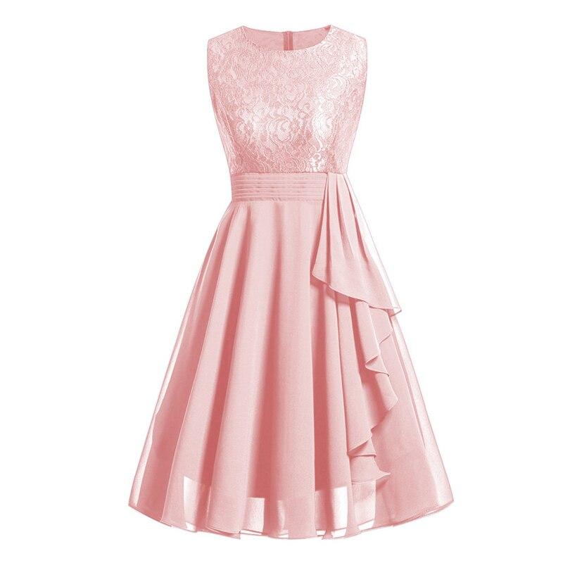 Vestido De Noite Rosa Vintage Dos Anos 1950