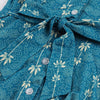 Vestido Vintage Azul Country Dos Anos 60