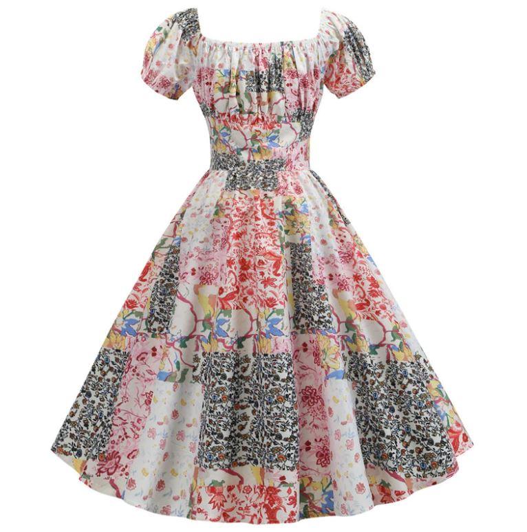 Vestido Liberty Vintage Dos Anos 60