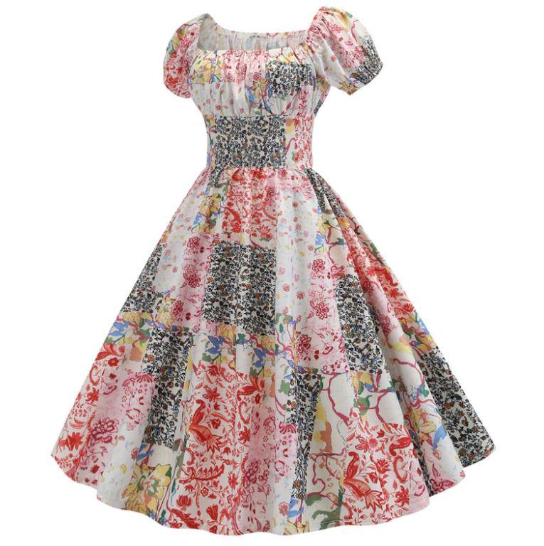 Vestido Liberty Vintage Dos Anos 60