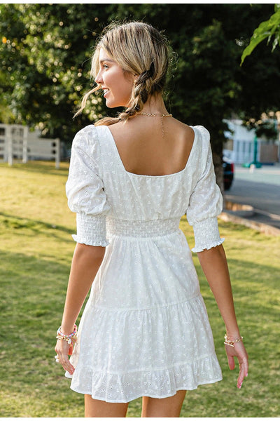 Vestido Vintage Broderie Anglaise