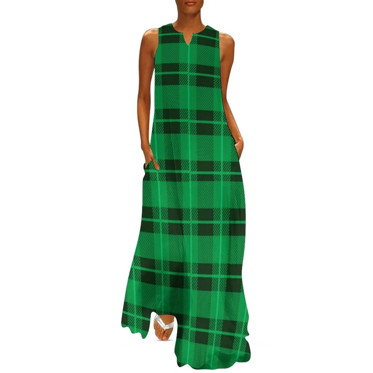 Vestido Vintage Verde Anos 70