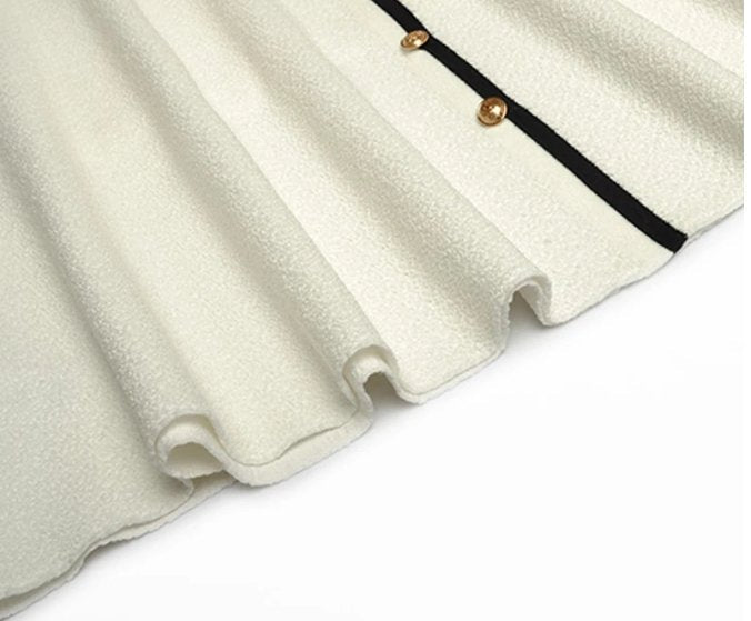 Vestido Branco Vintage Arte Dos Anos 40