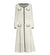 Vestido Branco Vintage Arte Dos Anos 40