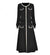 Vestido Preto Vintage Arte Dos Anos 40