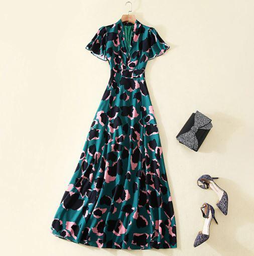 Vestido Vintage De Algodão Dos Anos 1940