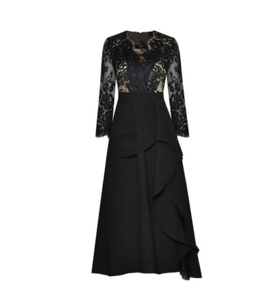 Vestido Vintage De Grife Preto Dos Anos 1940