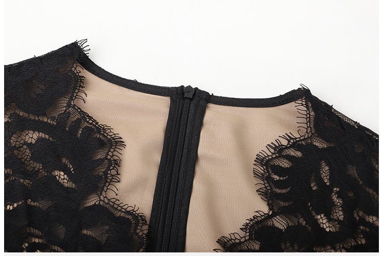 Vestido Vintage De Grife Preto Dos Anos 1940