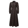 Vestido Fluido Vintage Dos Anos 1940 Preto