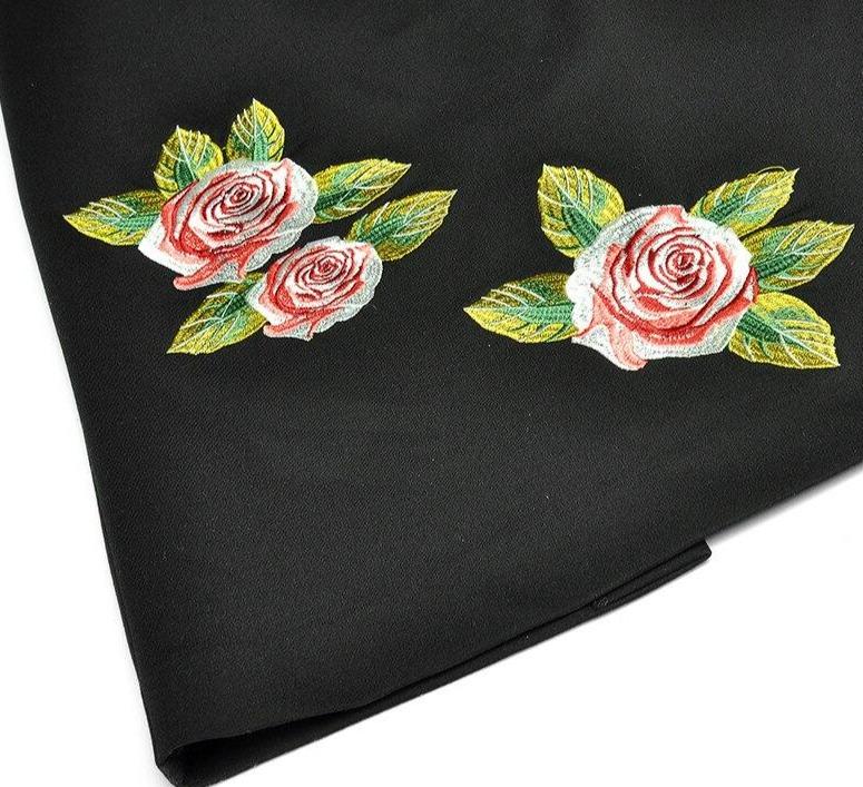 Vestido Vintage Big Roses Dos Anos 1940