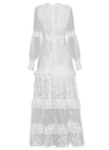 Vestido Vintage Do Lanterna Branco Dos Anos 40