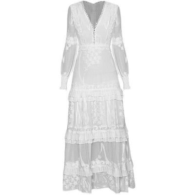 Vestido Vintage Do Lanterna Branco Dos Anos 40