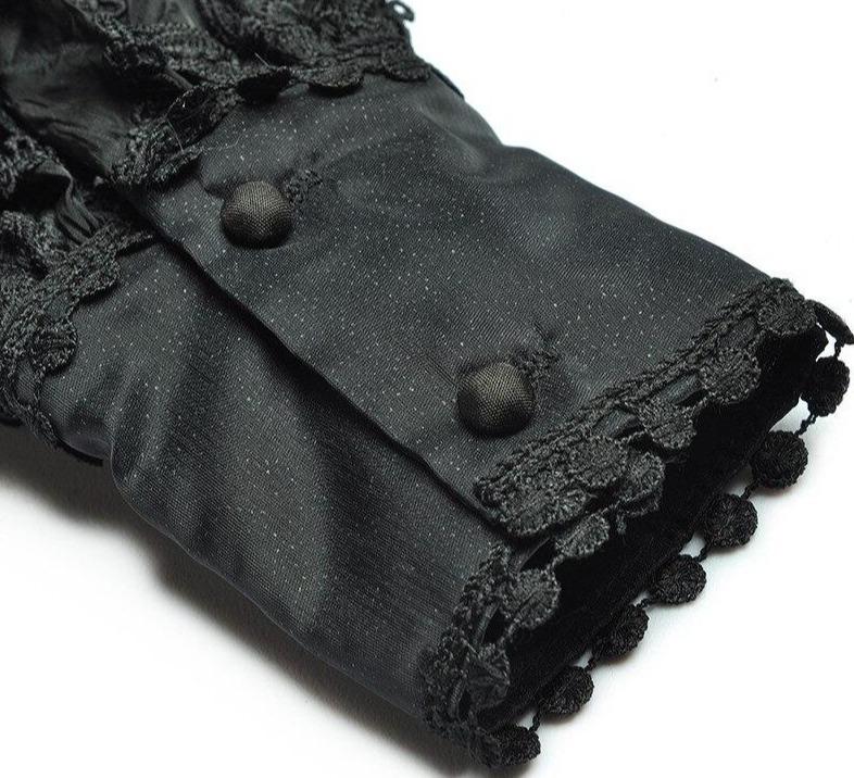 Vestido Manga Lanterna Vintage Dos Anos 40