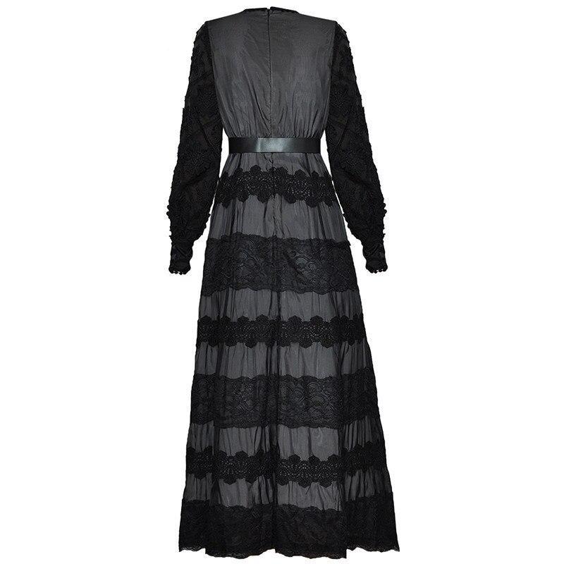 Vestido Manga Lanterna Vintage Dos Anos 40