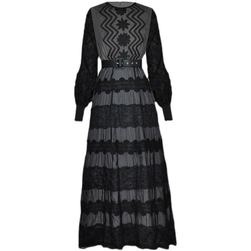 Vestido Manga Lanterna Vintage Dos Anos 40