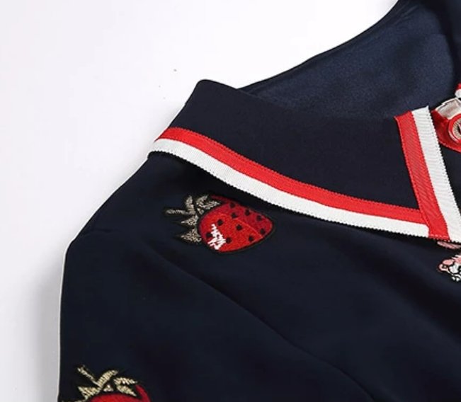 Vestido De Noite Vintage Da Marinha Dos Anos 1940