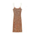 Vestido Cáqui Colante Vintage Dos Anos 1940