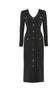 Vestido Vintage Colado Ao Corpo Preto Dos Anos 1940