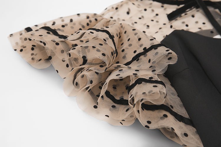 Vestido Vintage De Cintura Alta Preto Dos Anos 1940