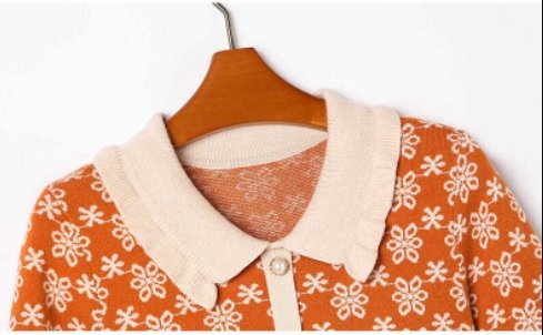 Vestido Vintage Laranja Old School Dos Anos 40