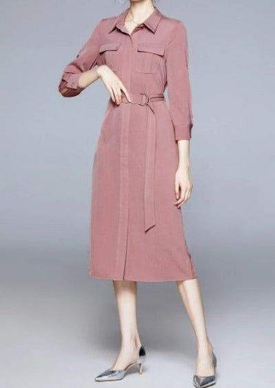Vestido Vintage Rosa Old School Dos Anos 40