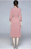 Vestido Vintage Rosa Old School Dos Anos 40