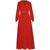 Vestido Vintage Vermelho De Cintura Alta Dos Anos 1940