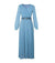 Vestido Vintage Anos 1940 Azul Simples