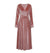 Vestido Vintage Dos Anos 1940 Rosa Simples