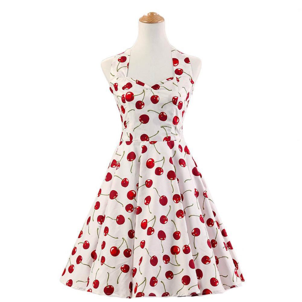 Vestido Vintage Cereja Anos 50