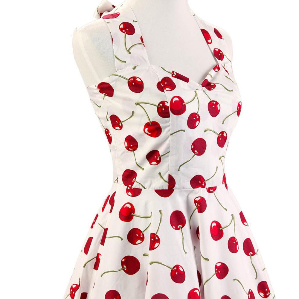 Vestido Vintage Cereja Anos 50