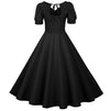 Vestido Vintage Preto Anos 50